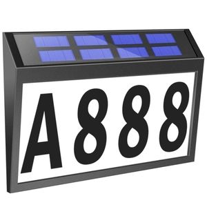 Solar House Number Light